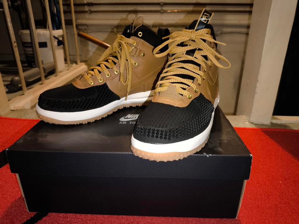 Nieuw Nike Lunar Force 1 duckboot maat 46, Ophalen, Bruin, Boots, Nike