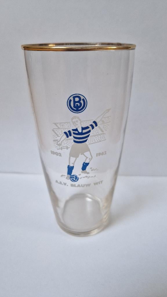 Voetbalglas ASV Blauw Wit, Verzamelen, Ophalen, Gebruikt, Overige binnenlandse clubs, Overige typen