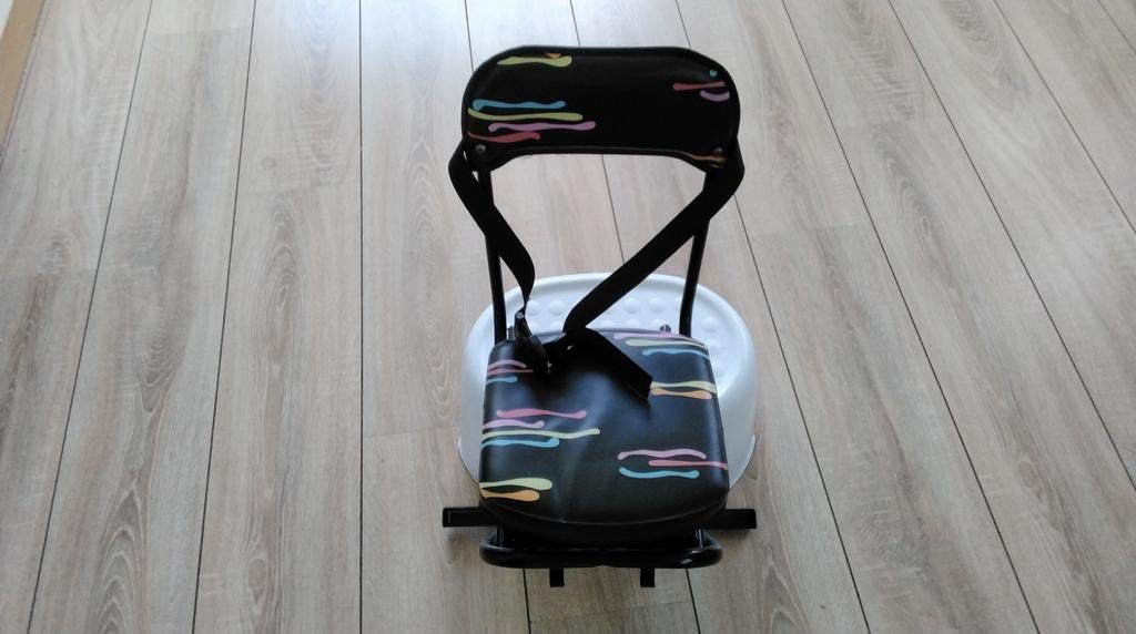 2 GMG ACHTER ZITJES 1 MET VASTE VOETSTEUN, Fietsen en Brommers, Fietsaccessoires | Fietsstoeltjes, Gebruikt, Ophalen