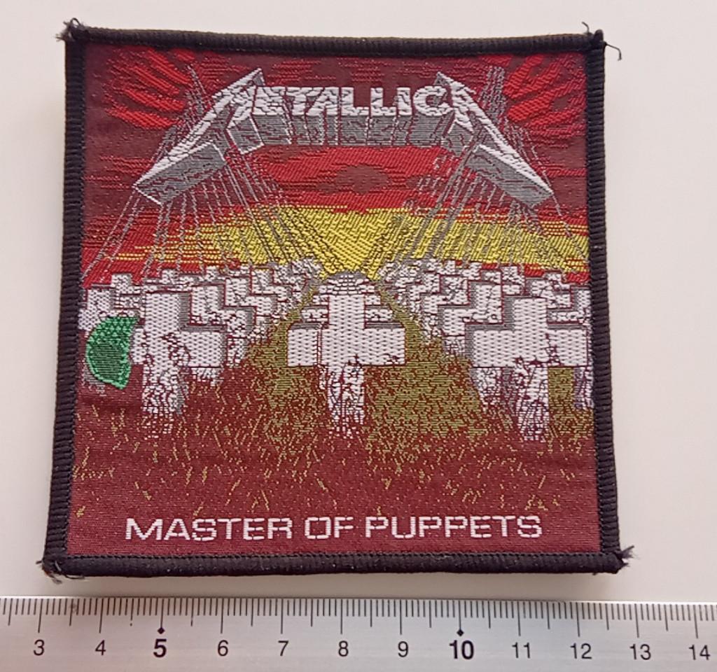 Metallica prachtige  vintage 1986 master of puppets patch 67, Verzenden, Nieuw, Kleding