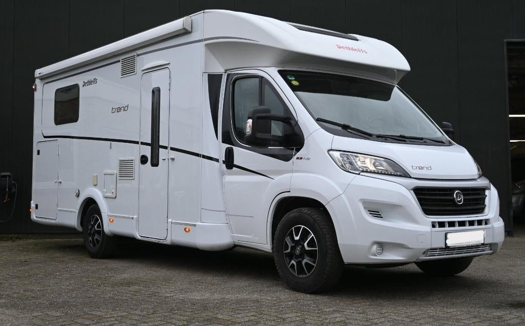 Dethleffs Trend T7057 DBM EB Automaat, Automaat, Ringverwarming, Fiat, Luifel