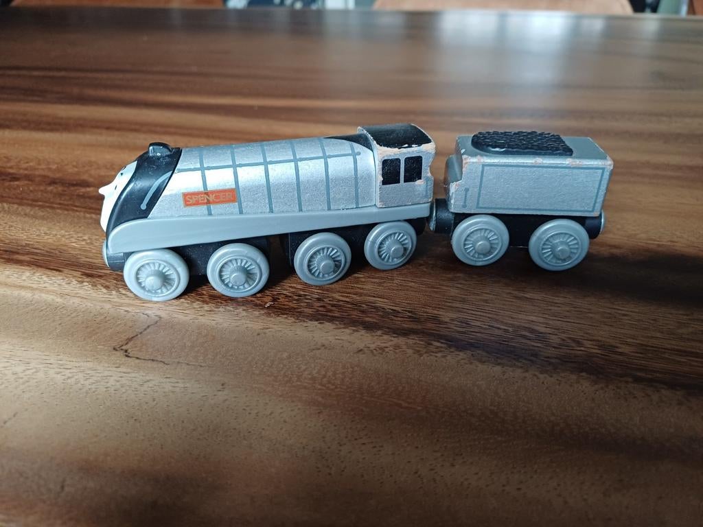 Thomas de trein Spencer met aanhanger, Ophalen, Gebruikt