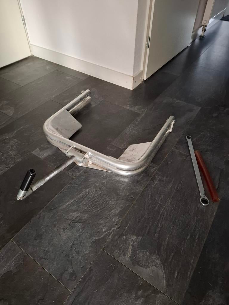 Te koop caravan leverler, Ophalen