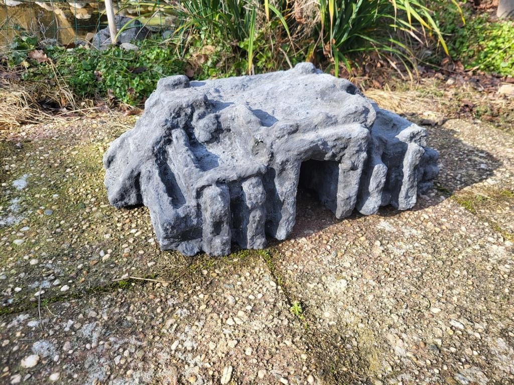 Terrarium grot tempel, Ophalen