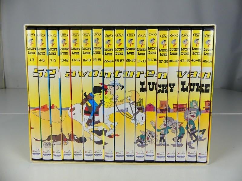 LUCKY LUKE DVD BOX NIEUW, Cd's en Dvd's, Dvd's | Tekenfilms en Animatie, Europees, Alle leeftijden, Boxset, Ophalen of Verzenden