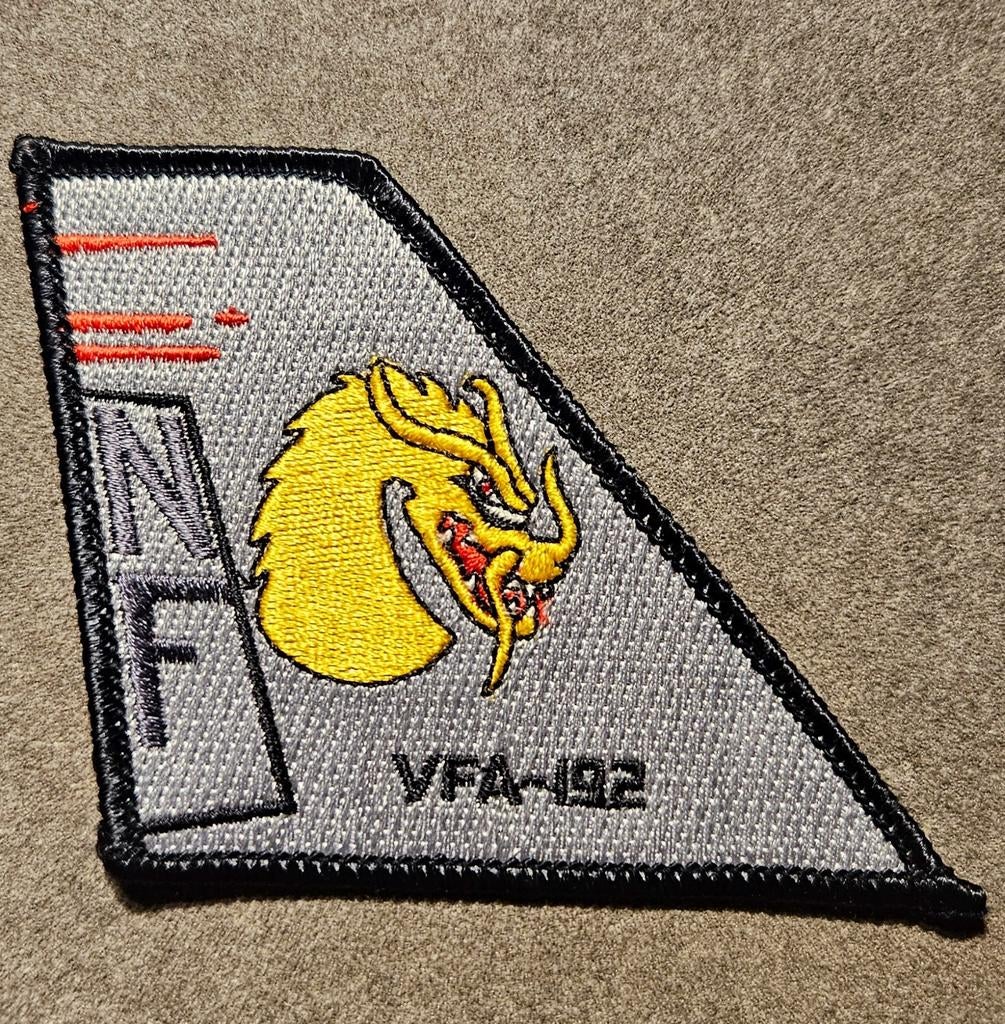 VFA-192 Golden Dragons Patch, Ophalen of Verzenden, Zo goed als nieuw, Patch, Badge of Embleem