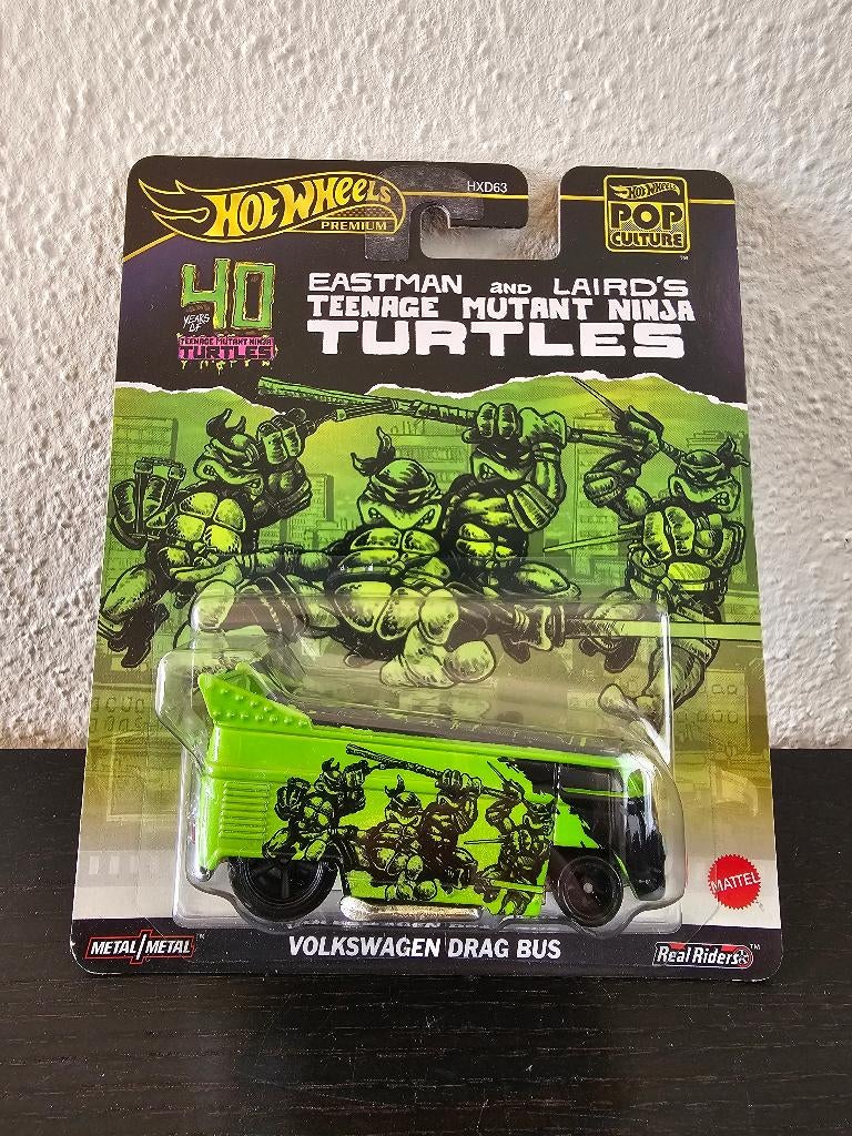 Hot Wheels Volkswagen Drag Bus Turtles HotWheels Pop Culture, Verzenden, Nieuw, Auto