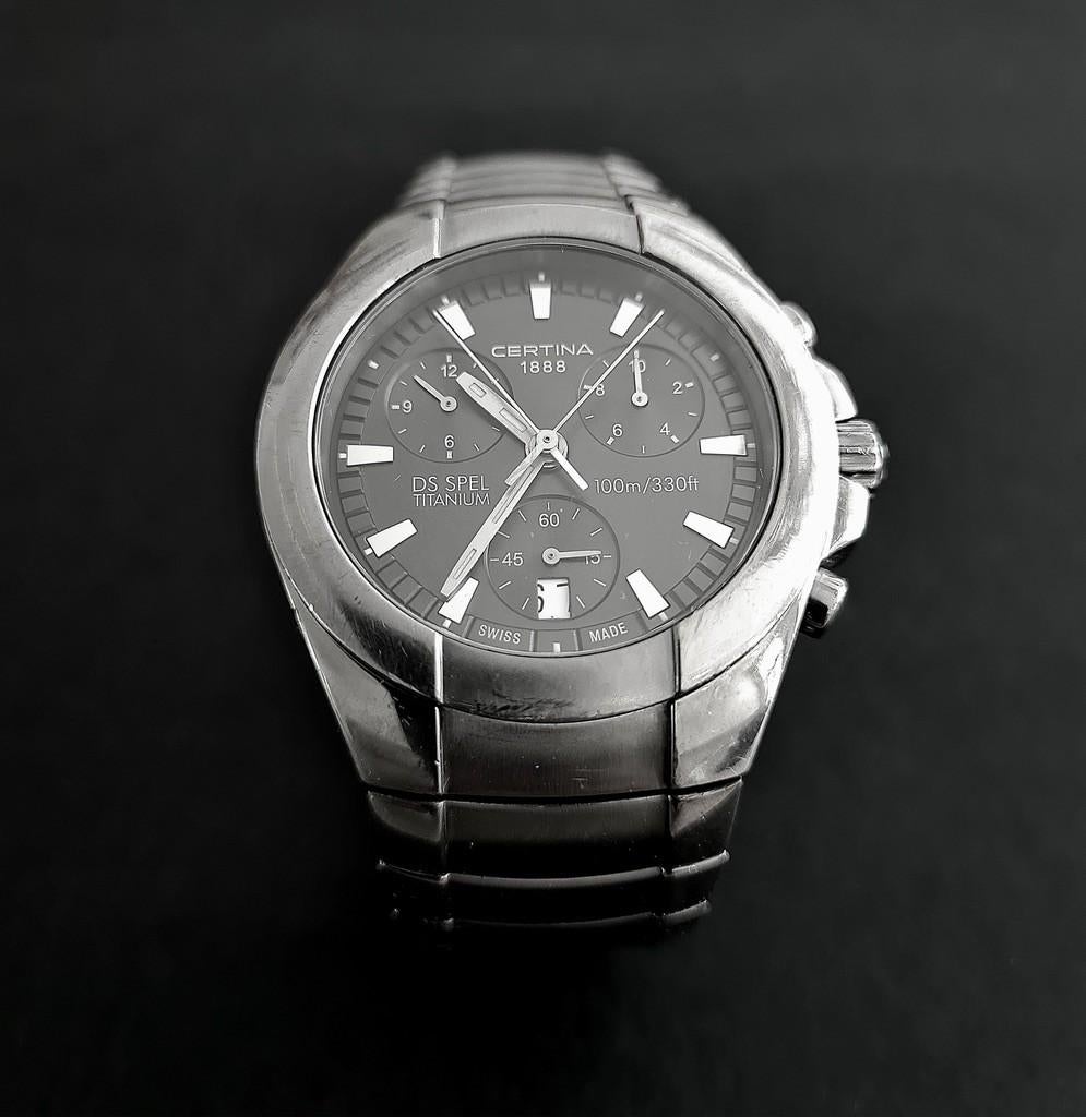 Certina DS SPEL Titanium Swiss Made, Overige merken, Gebruikt, Staal, Polshorloge