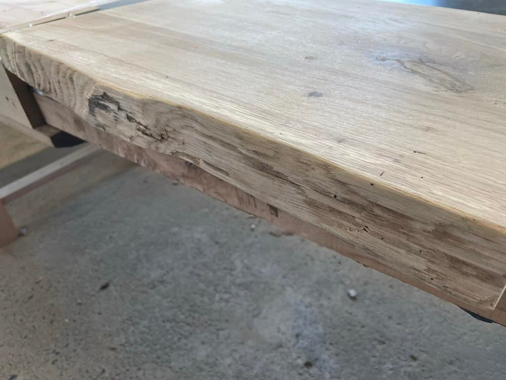 Wastafelblad eiken massief op maat gemaakt op voorraad, Ophalen, Nieuw, Overige typen