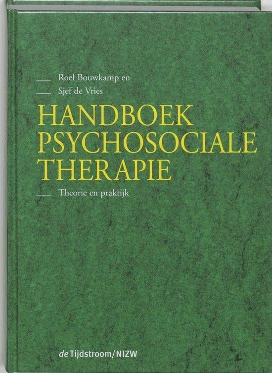 Roel Bouwkamp Handboek Psychosociale therapie, Ophalen of Verzenden, Nieuw