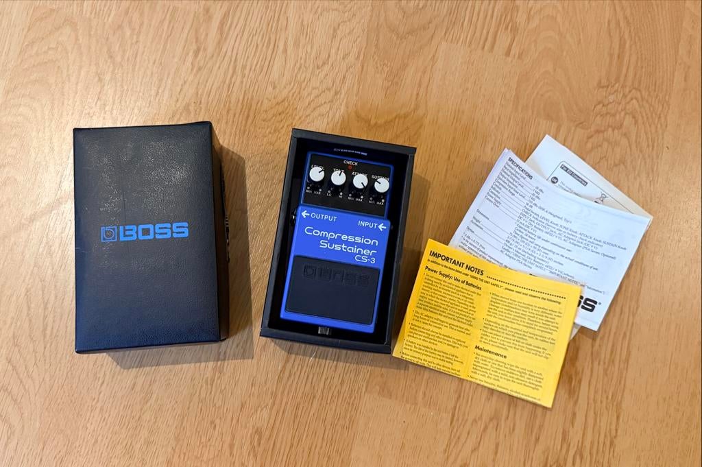 Boss Compression Sustainer CS-3 Pedaal, Muziek en Instrumenten, Effecten, Ophalen of Verzenden, Zo goed als nieuw, Compressor