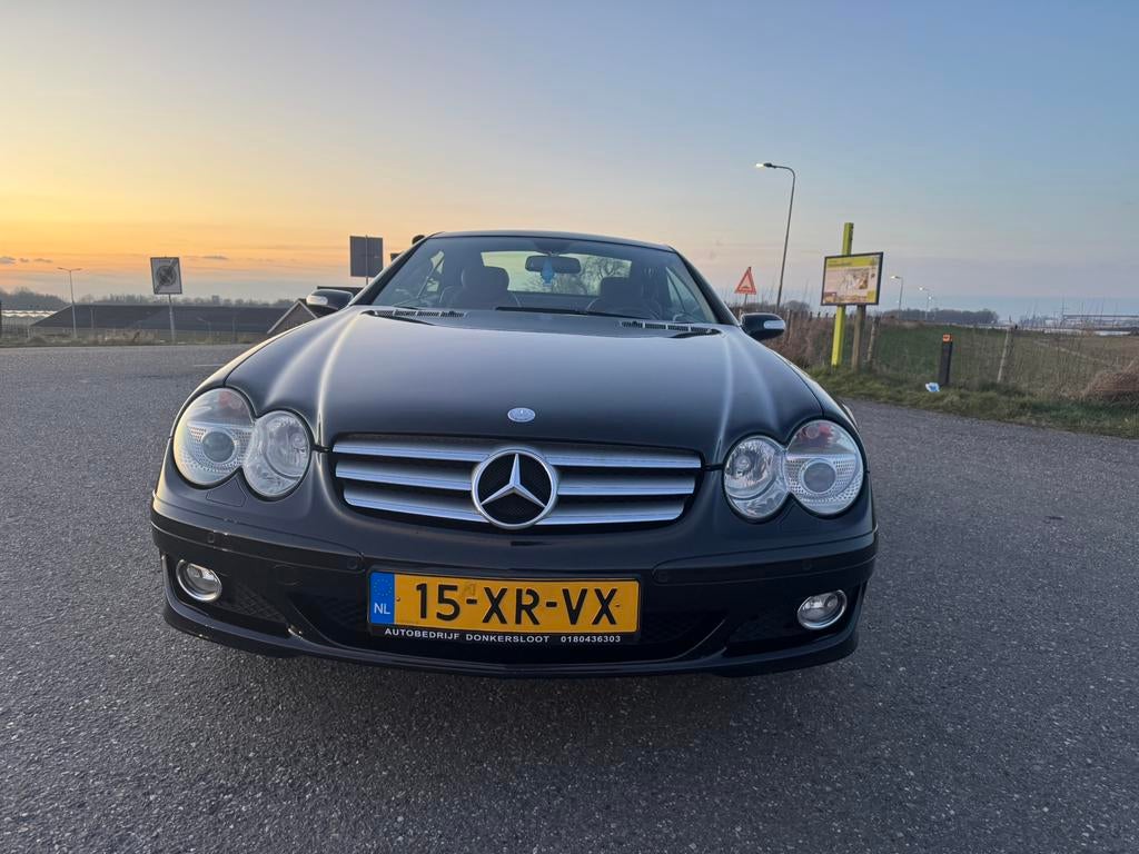 Mercedes-Benz SL 350 AUT 2007 Zwart Vol Opties Nap Netjes, Auto's, Automaat, Achterwielaandrijving, Cabriolet, Zwart