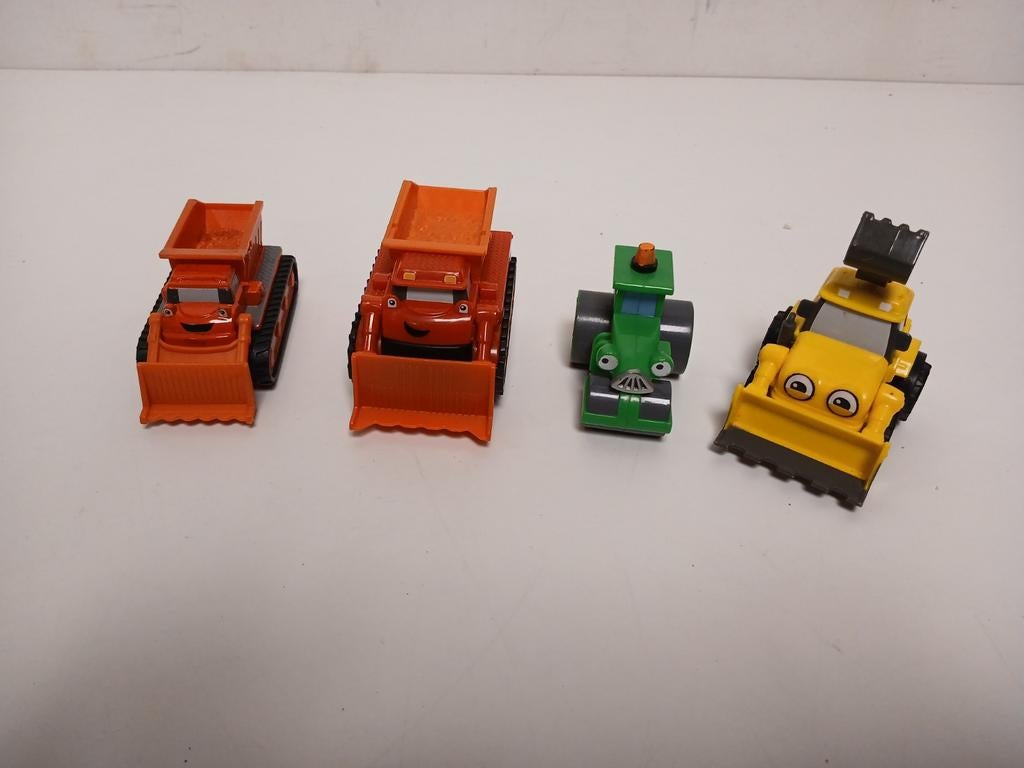 4x bob de bouwer autos in 1 koop, Ophalen of Verzenden, Zo goed als nieuw