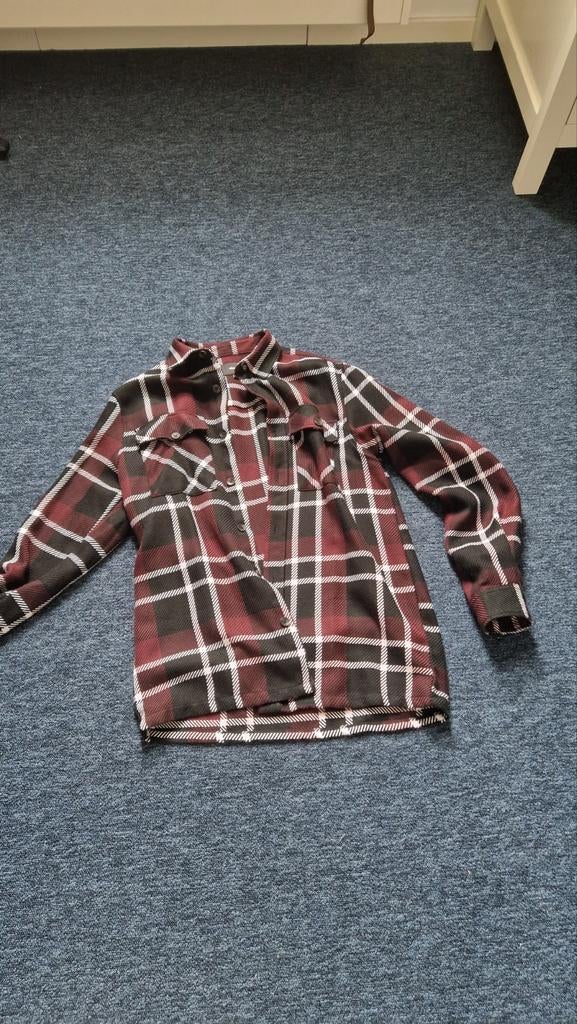 Shoeby geruit overhemd maat M, Kleding | Heren, Overhemden, Shoeby, Bruin, Zo goed als nieuw, Halswijdte 39/40 (M)