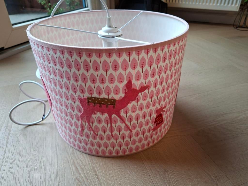 Taftan hanglamp, Ophalen of Verzenden, Zo goed als nieuw, Rond, Overige materialen