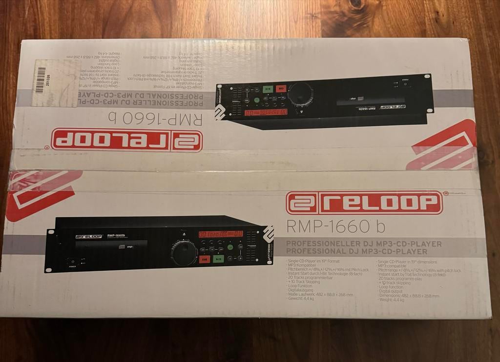 Reloop RMP 1660 b Proff. DJ MP3 CD-speler. NIEUW IN DOOS.., Ophalen of Verzenden, Nieuw, Draaitafel, Reloop