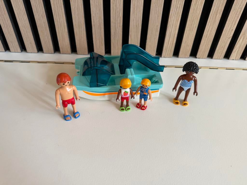 Playmobil 9424 Waterfiets met Figuren, Ophalen of Verzenden, Gebruikt, Jongen of Meisje