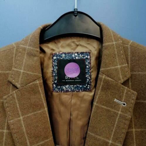 Digel koffie bruin geruit colbert model Edison-G 50 M 37335, Kleding | Heren, Kostuums en Colberts, Bruin, Maat 48/50 (M), ., Digel