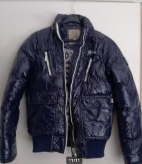 Unieke Zeldzame CARS COOLCAT Jas glimmend adrenaline Bleu XS, Kleding | Heren, Cars Jeans, Blauw, Ophalen of Verzenden, Zo goed als nieuw