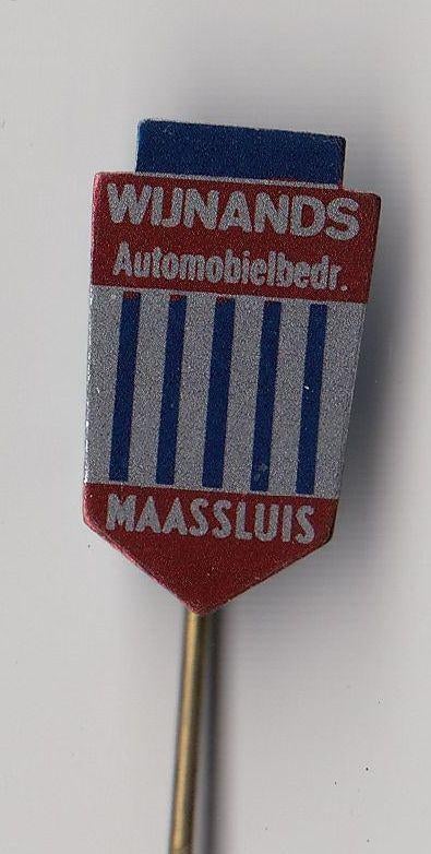 Auto Wijnands Maassluis speldje, Gebruikt, Niet vindbaar, Niet vindbaar, Speldje of Pin