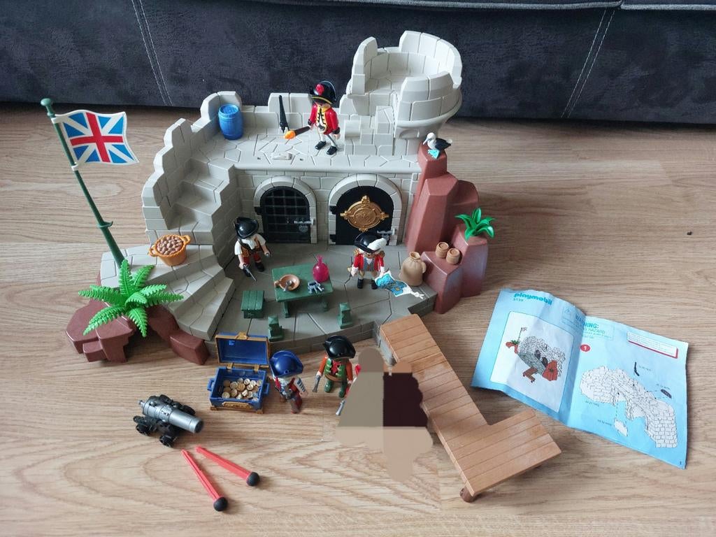 Playmobil 5139 - Piraten Eiland, Kinderen en Baby's, Speelgoed | Playmobil, Ophalen, Gebruikt, Complete set