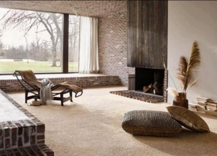 RESTPARTIJ TAPIJTTEGELS OUTLET MAGAZIJN OPRUIMING WAALWIJK, Ophalen, Crème, 75 m² of meer, Nieuw