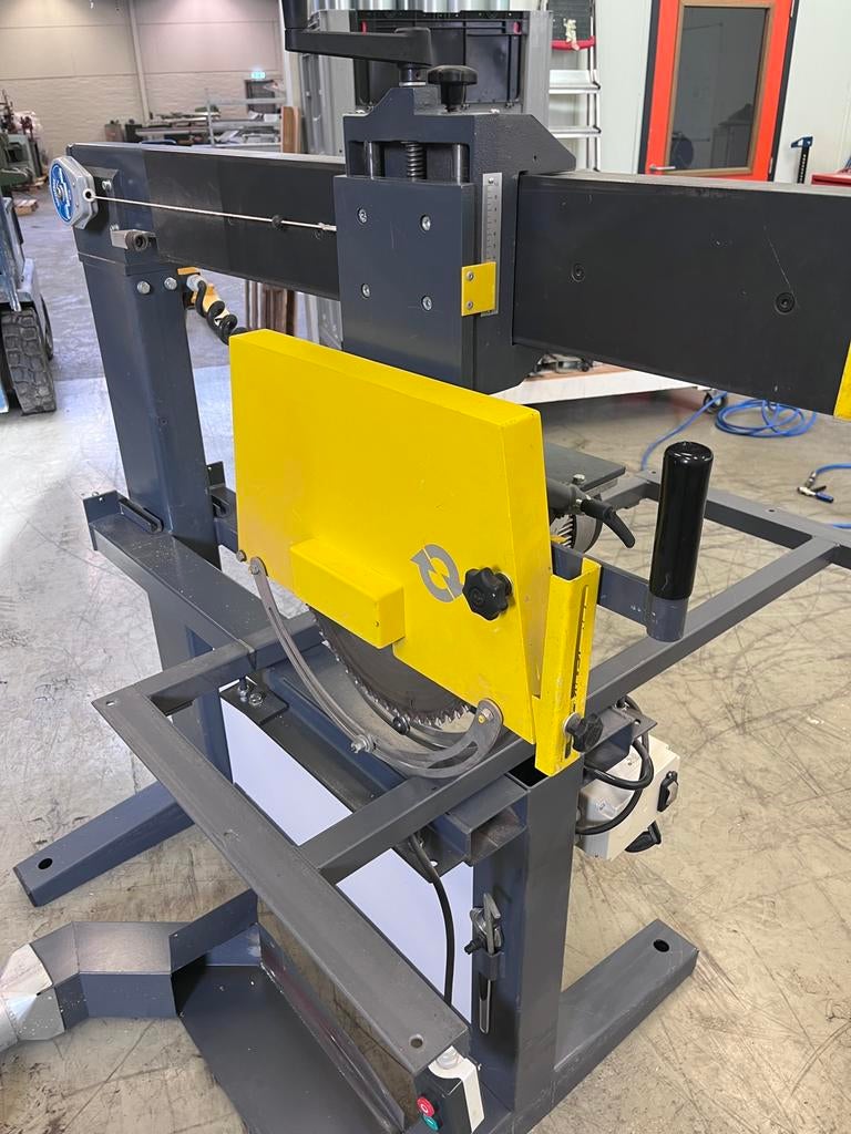 Harwi 625 Radiaal Afkortzaag met Rollenbaan, Ophalen, Harwi, Info@harwi.nl, Deurne