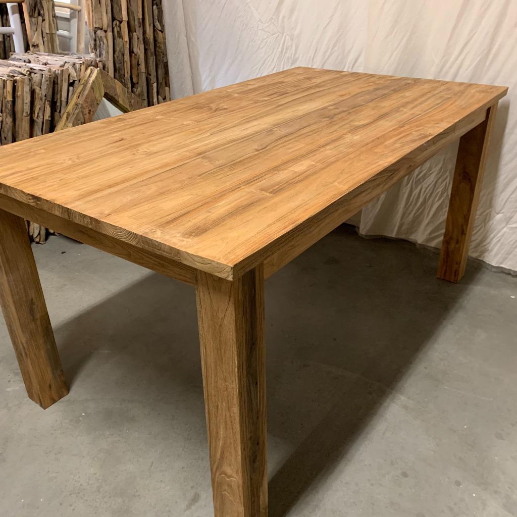 Eettafel Teakhout - 100 tot 220 cm - vanaf € 325,- TTM Wonen, TTM Wonen, TTM Wonen, Landelijk, Vijf personen of meer