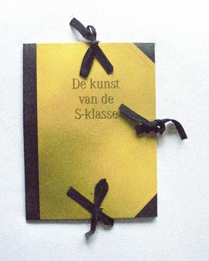 Mercedes Benz S-Klasse.Verzamelmap met 8 kunstwerken! Uniek., Ophalen of Verzenden, Zo goed als nieuw, Mercedes