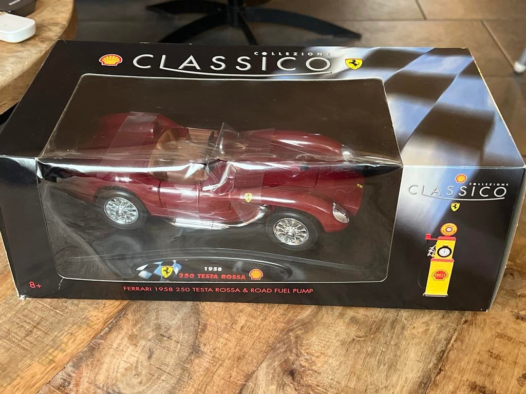 Ferrari 250 Testa Rossa 1958 Shell Classico 1:18, Ophalen of Verzenden, Nieuw, Auto, Overige merken