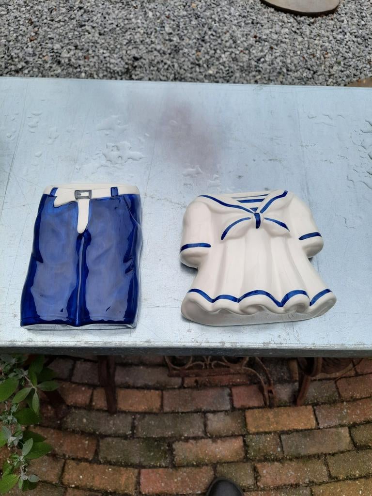 Verdamp bakjes vaasjes voor droogbloemen,lees beschrijving, Ophalen of Verzenden, Zo goed als nieuw, Wit, Minder dan 50 cm