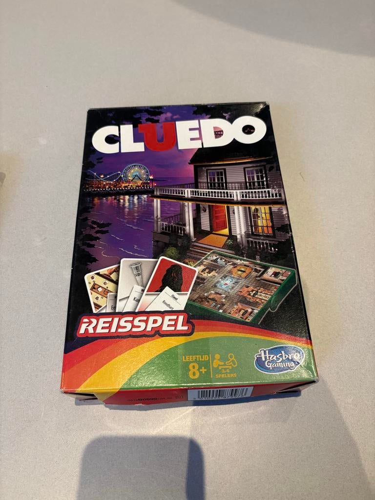 Cluedo Reisspel - Detective Spel voor Onderweg, Vijf spelers of meer, Ophalen of Verzenden, Zo goed als nieuw, Reisspel