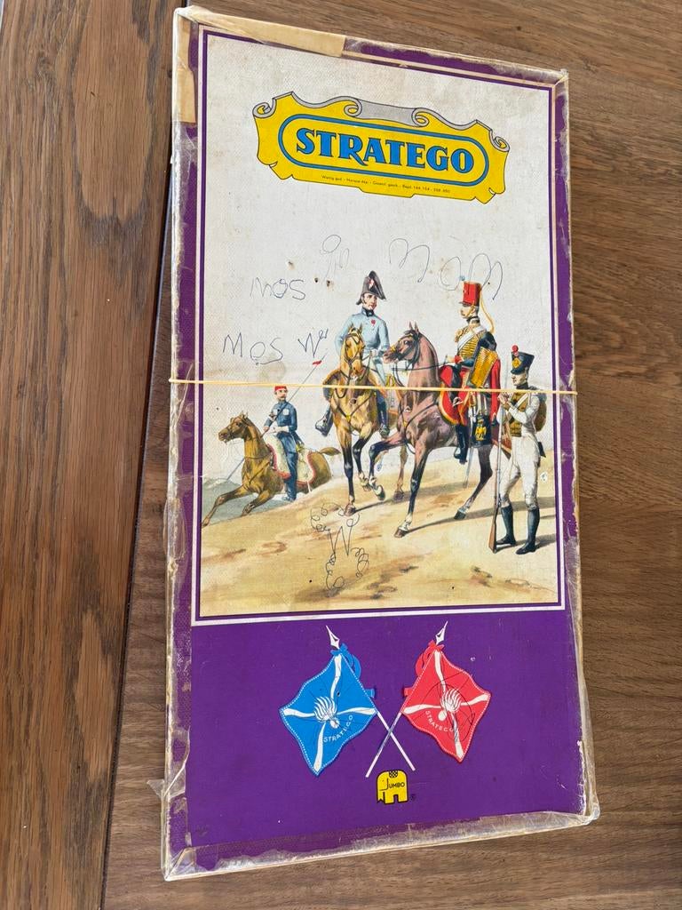 Oud origineel stratego spel jumbo, Hobby en Vrije tijd, Gezelschapsspellen | Bordspellen, Ophalen of Verzenden, Zo goed als nieuw
