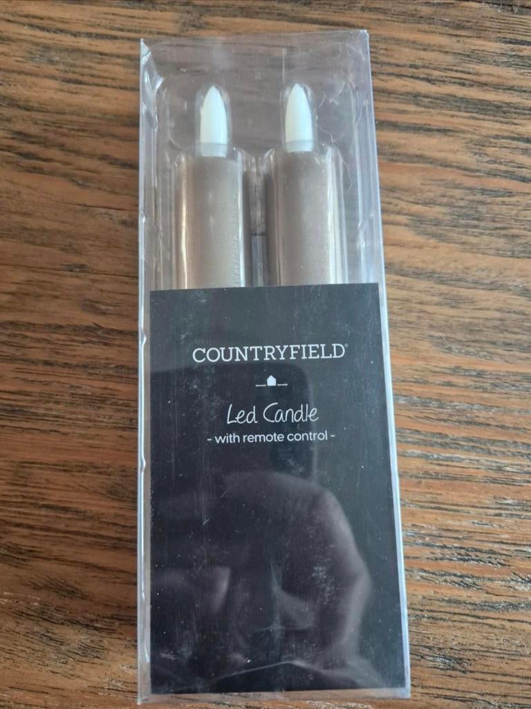 Countryfield Kaarsen Taupe - Sfeervolle Verlichting, Overige materialen, Nieuw, Ophalen of Verzenden, Bruin