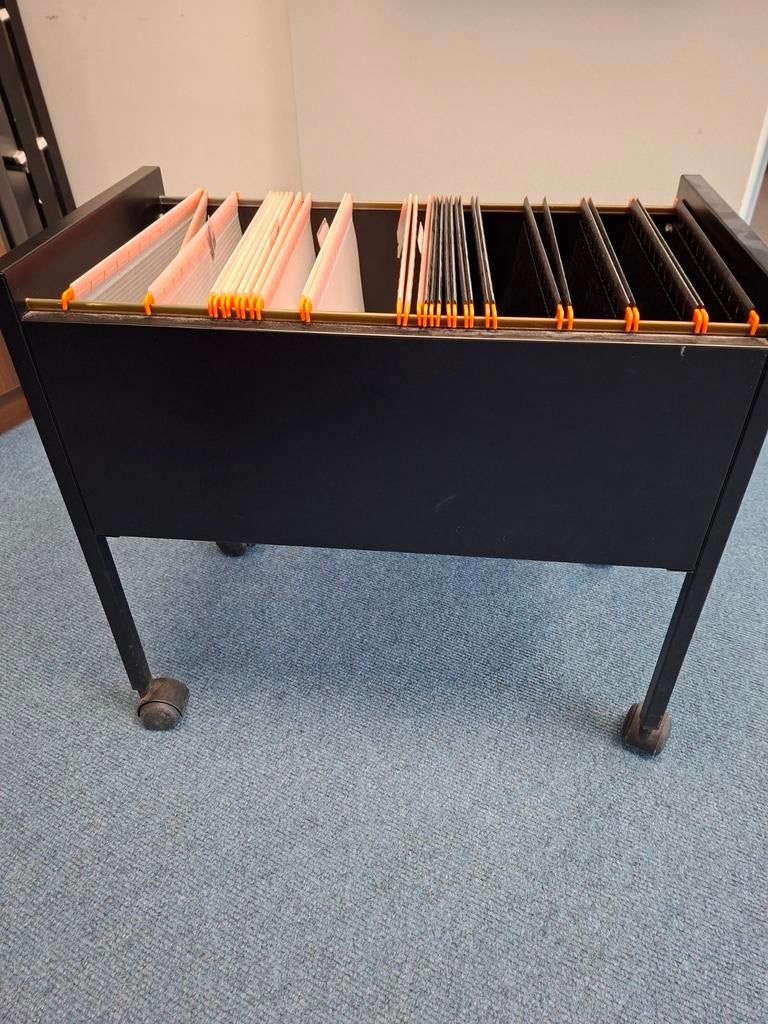 Hangmappen trolley, Ophalen