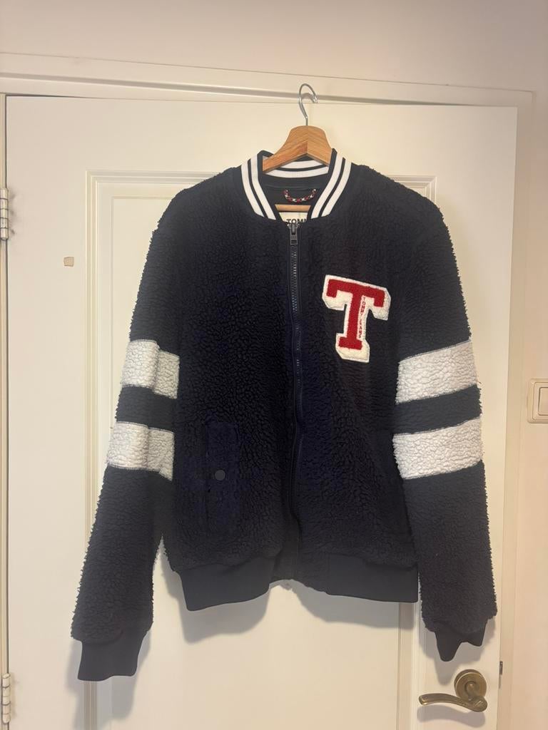 Tommy Hilfiger jas, Blauw, Ophalen of Verzenden, Zo goed als nieuw, Tommy Jeans