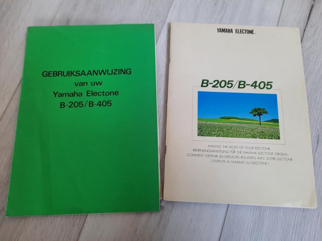 Gebruiksaanwijzing Yamaha Electone B-205 B-405 orgel, Ophalen of Verzenden, Gebruikt, 2 klavieren, Overige typen