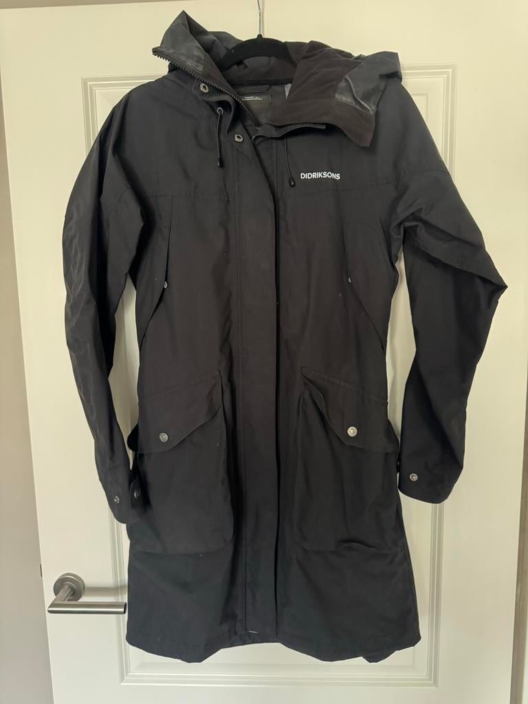 Didriksons Thelma Parka - Maat 36 regenjas, Ophalen of Verzenden, Zo goed als nieuw, Maat 36 (S)