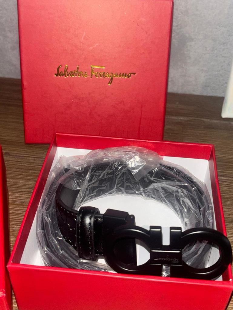 Salvatore Ferragamo Riem, 95 tot 105 cm, Ophalen of Verzenden, Zo goed als nieuw, Riem of Ceintuur