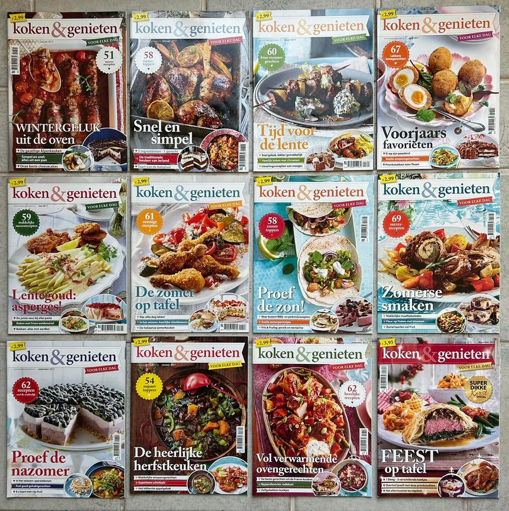 Kooktijdschriften, Ophalen of Verzenden