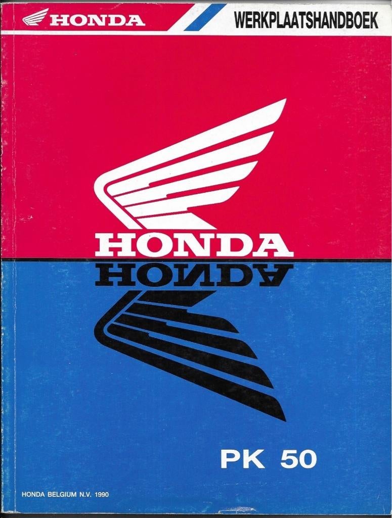 Honda PK50 werkplaatsboek (7081z) bromfiets, Ophalen of Verzenden, Zo goed als nieuw