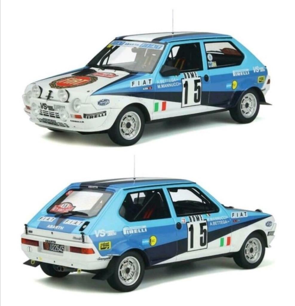 1:18 Fiat Ritmo Abarth Gr.2 uit 1980 Ottomobile 999 stuks!, Hobby en Vrije tijd, Modelauto's | 1:18, Ophalen of Verzenden, Nieuw