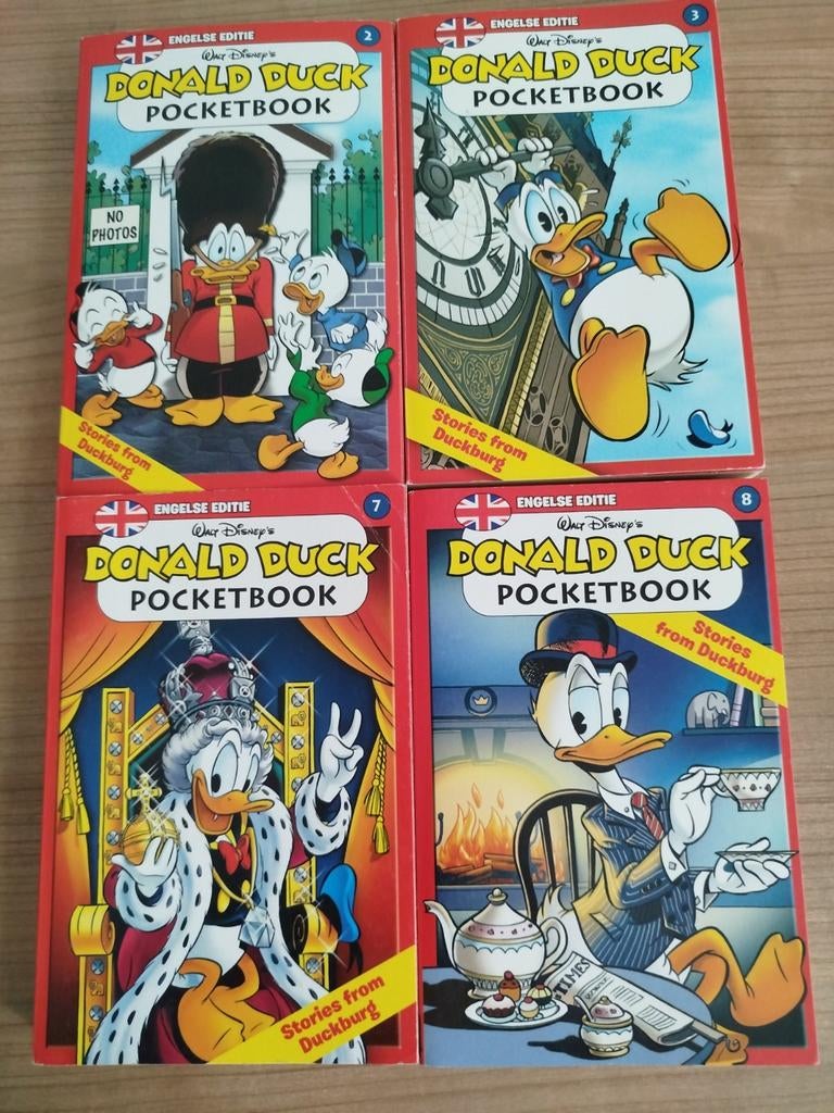 Engelse Donald Duck pockets pocketbook stories from duckburg, Boeken, Europa, Ophalen of Verzenden, Zo goed als nieuw, Meerdere comics
