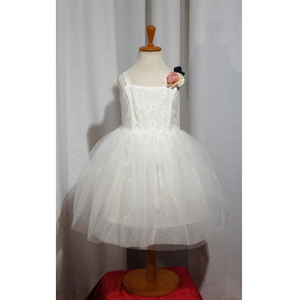 Nieuw ! Maten 92 & 98 Witte Prinsessen Bruidsmeisje Jurk, Ophalen of Verzenden, Nieuw, 104 of kleiner, Meisje