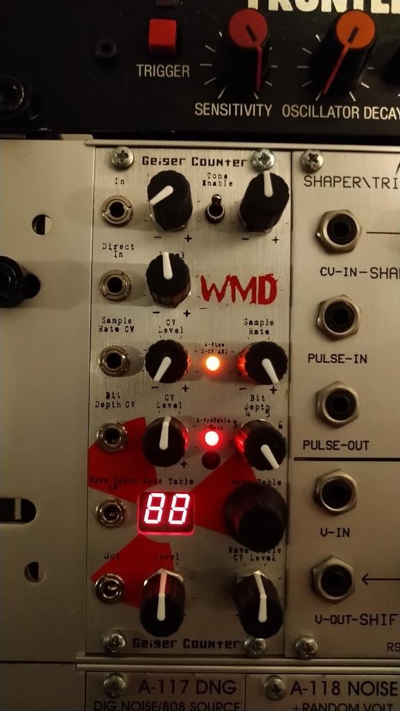 WMD Geiger Counter Eurorack, Ophalen of Verzenden, Zo goed als nieuw, Overige merken