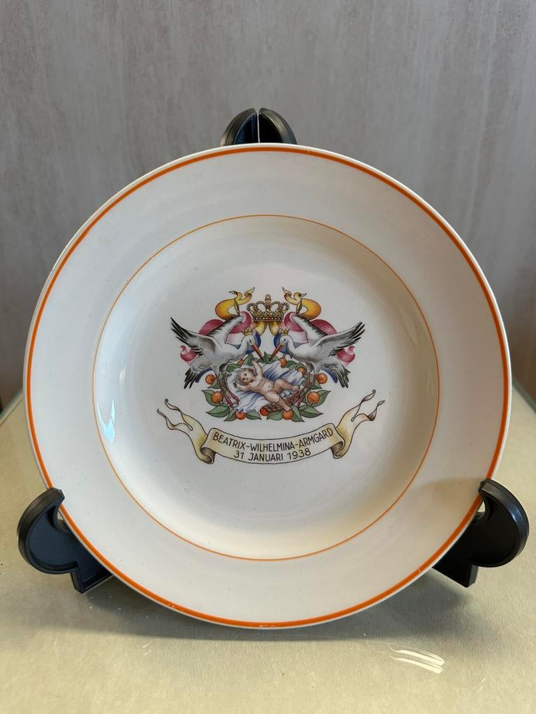 Geboortebordje Prinses Beatrix / 31 januari 1938, Ophalen