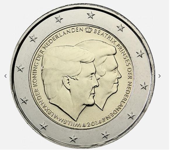 Nederland 2 euro 2014 Koningsdubbelportret	2,25, Ophalen of Verzenden, Koningin Beatrix, Euro's