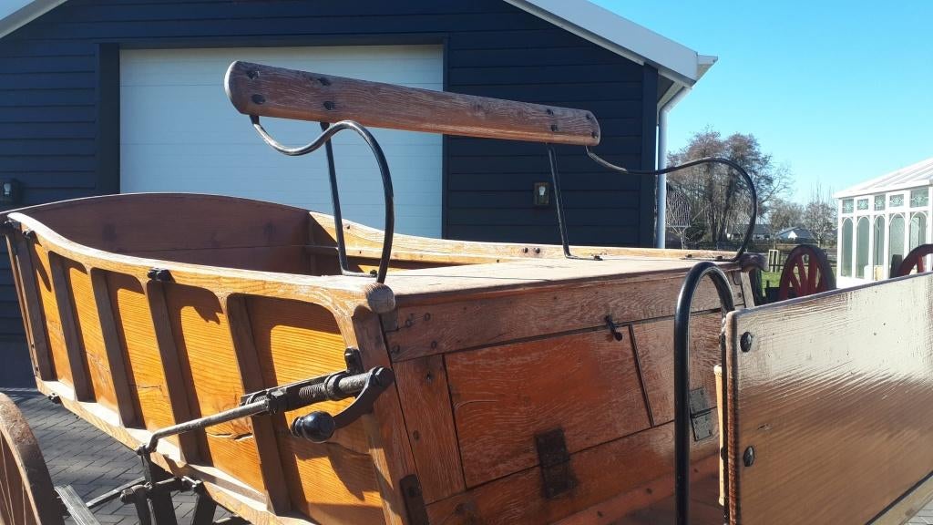 kaasbrik boerenwagen boerenkar koets marktwagen oogstwagen, Ophalen