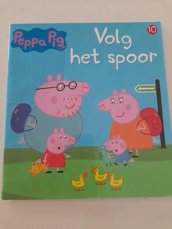 boekje peppa big - volg het spoor, Ophalen of Verzenden, Zo goed als nieuw, 2 tot 3 jaar