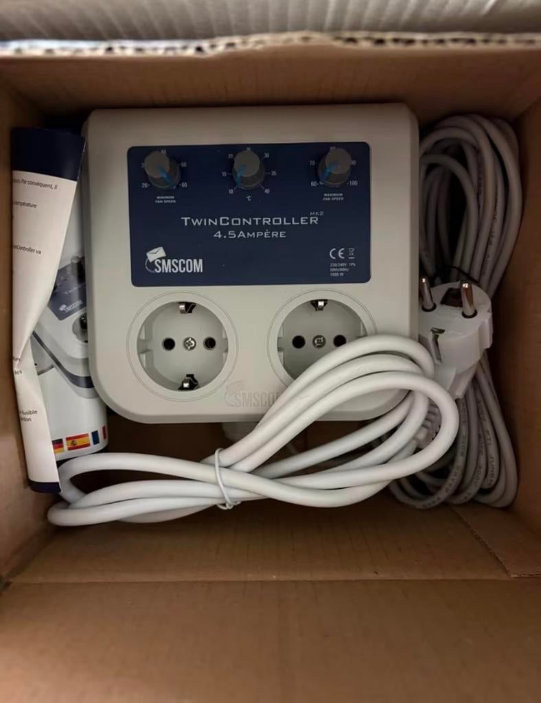 SMSCOM TwinController Mk2 voor het regelen van afzuigsysteem, Ophalen of Verzenden, Nieuw, Klimaatbeheersing